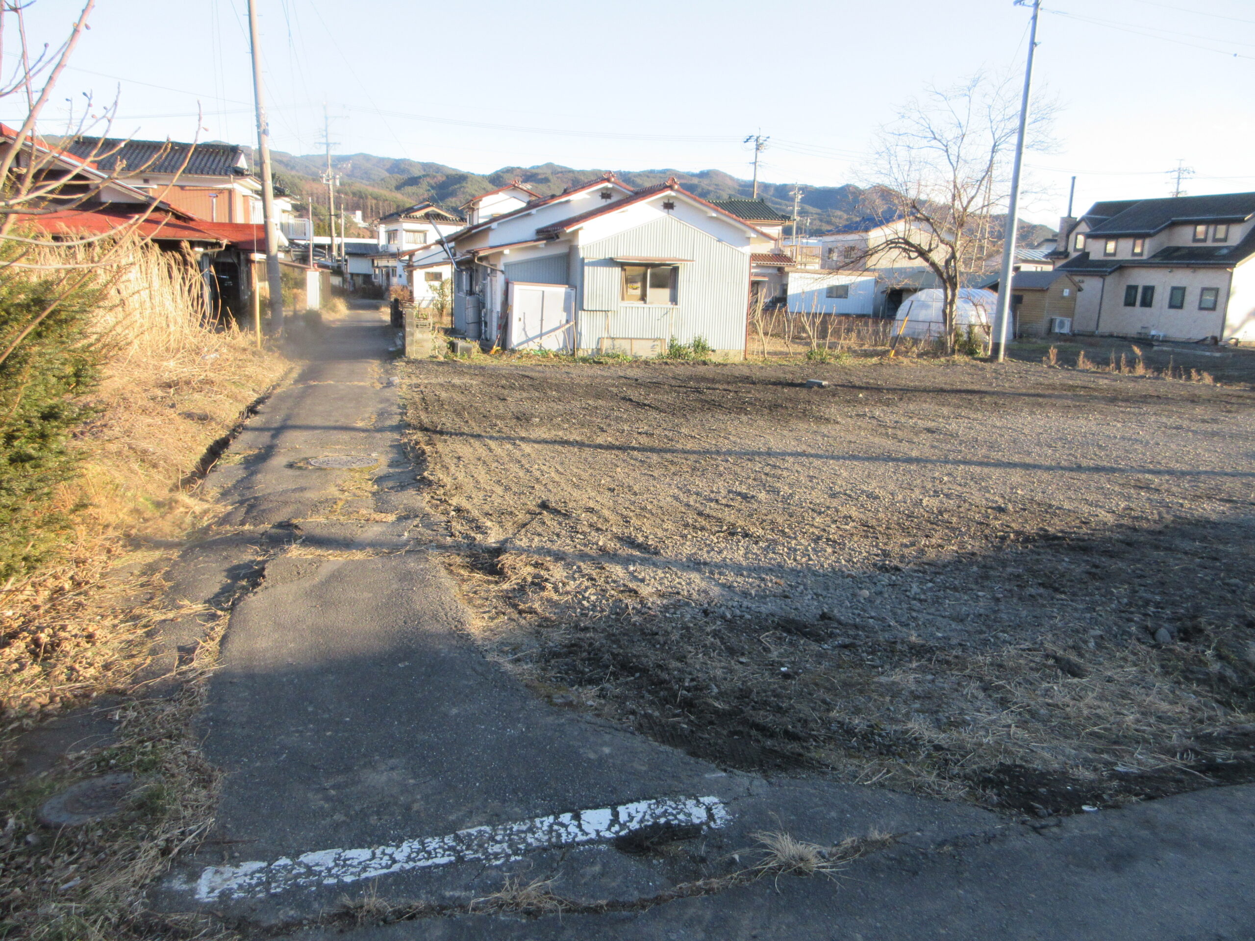 土地（南西側より）