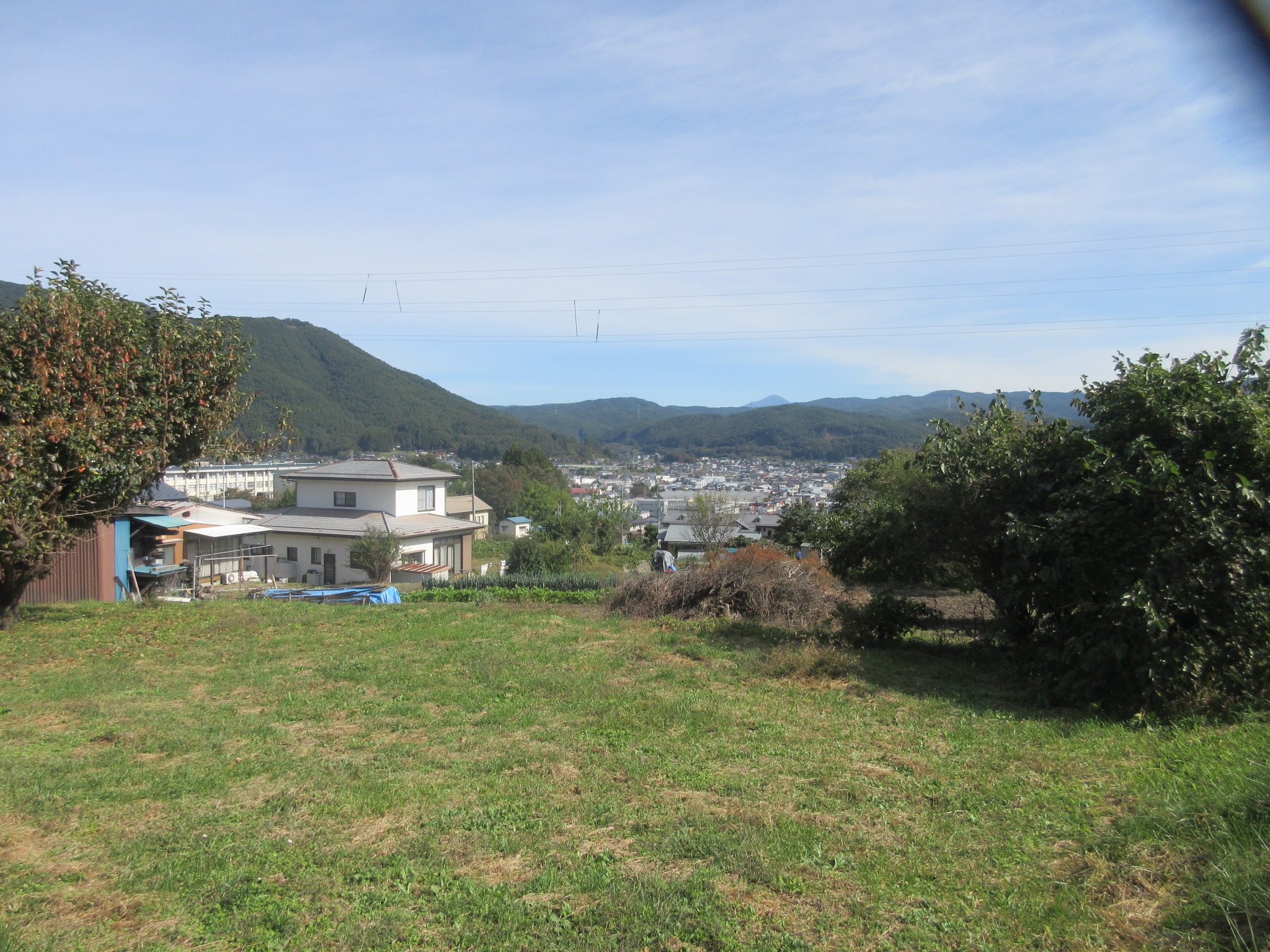 高台からの景色良し