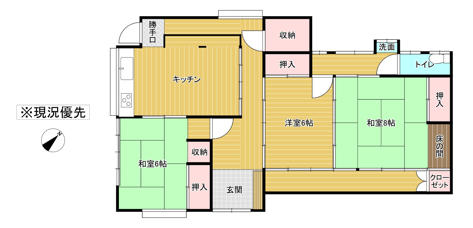 間取図（母屋）