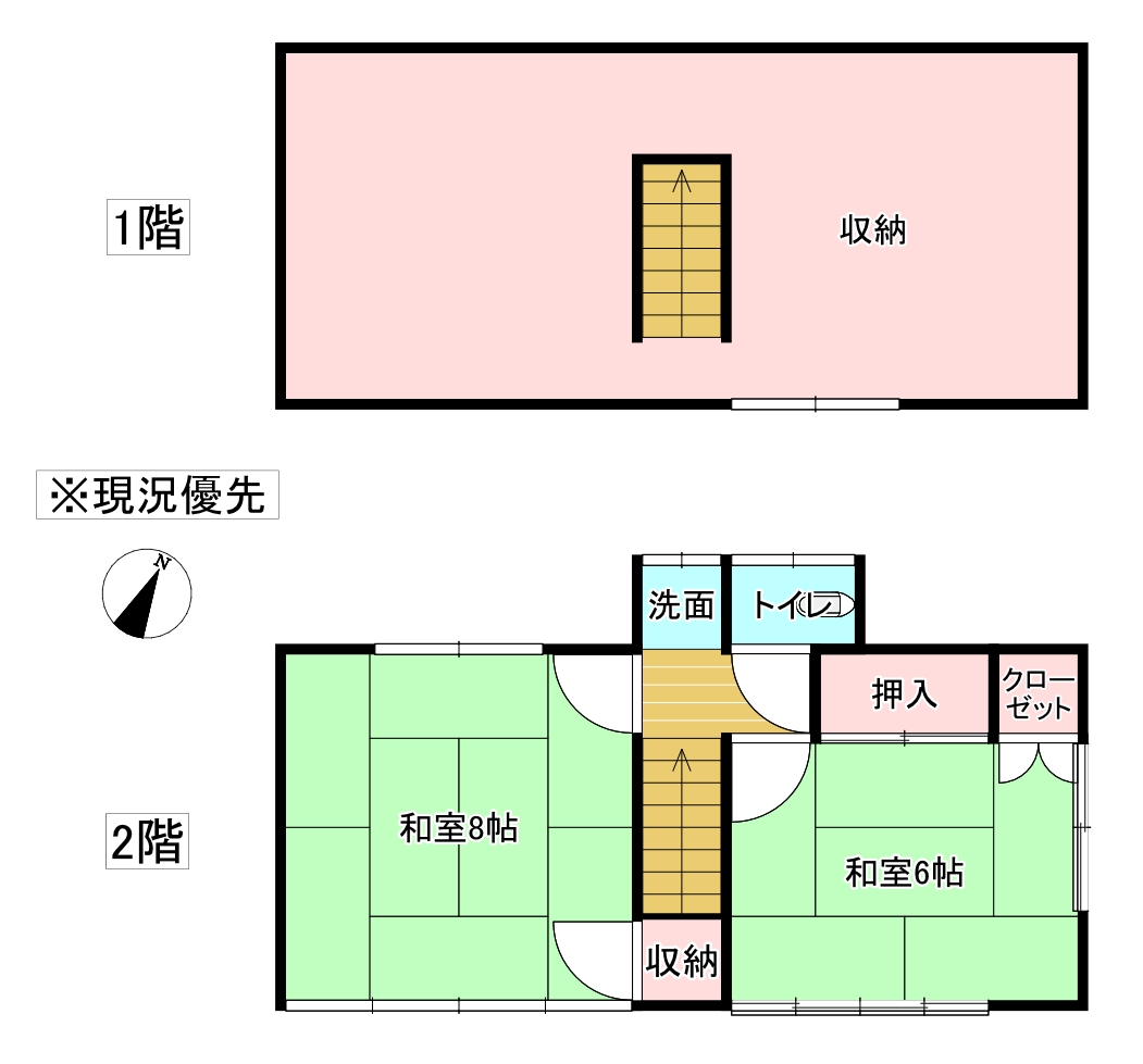 間取図（物置2階建て）
